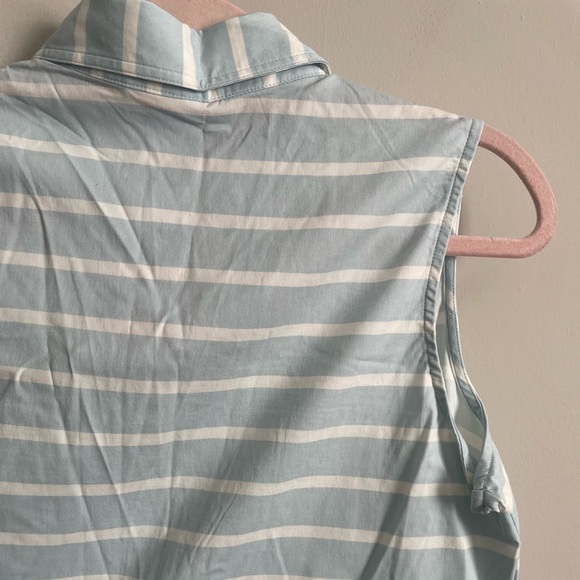 Lularoe Striped Roxanne Shirt Sleeveless Top - Picture 11 of 12